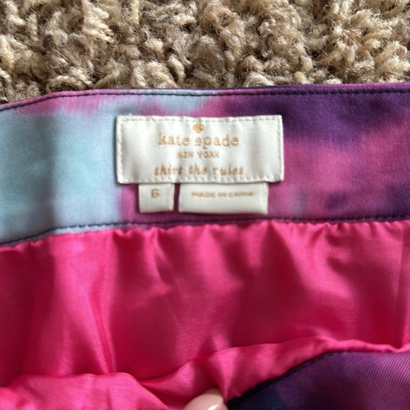 Kate Spade Watercolor Vibrant Skirt - Picture 2 of 2